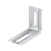 Équerre 2 pans angle à 90° 50 x 70 x 30mm galvanisé - Alberts