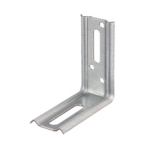 Équerre 2 pans angle à 90° 70 x 70 x 30mm galvanisé - Alberts