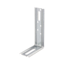 Équerre 2 pans angle à 90° 120 x 70 x 30mm galvanisé - Alberts