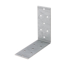 Équerre d\'assemblage étroite 100 x 100 x 40mm galvanisé - Alberts
