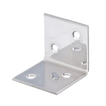 Équerre large côtés égaux 40 x 40 x 40mm inox - Alberts