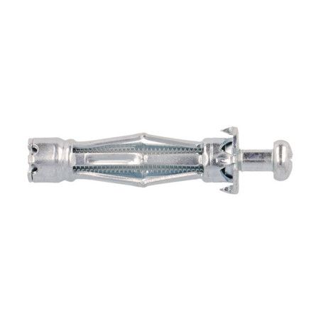 10 chevilles métal à expansion Ø4 x 33mm + vis M4 Ø4 x 40mm Molly