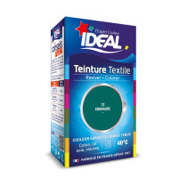 Teinture liquide pour textile emeraude Ideal 40ml