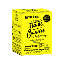 Teinture textile jaune fluo Haute Couture 350g