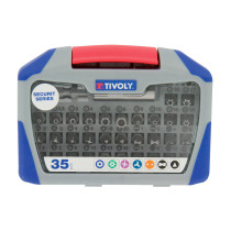 Coffret 34 embouts de vissage + 1 porte-embout magnétique Securit Series Tivoly