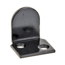 Butée de volet coudée Ø5,5mm 30 x 28mm noir - Alberts