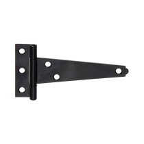 Penture anglaise légère acier brut 100 x 20 x 60mm noir - Alberts