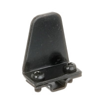 Butée arrêt Marseillais carrée 40 x 35mm noir - Alberts