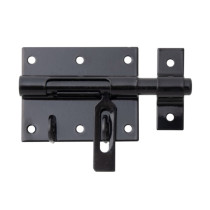 Verrou box cadenas 80 x 116mm noir - Alberts