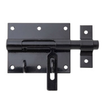 Verrou box cadenas 90 x 130mm noir - Alberts