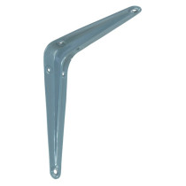 Console nervurée laquée 200 x 150mm gris - Alberts