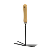 Serfouette à fleurs panne et fourche manche en bois Spear & Jackson 31cm