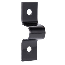 Gâche 11 x 16mm acier noir - Alberts