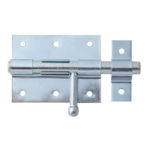 Verrou box bouton 80 x 116mm zingué - Alberts