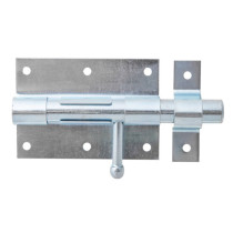Verrou box bouton 95 x 135mm zingué - Alberts