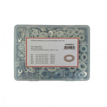 Coffret 640 rondelles M acier zingué - Viswood