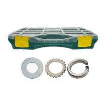 Coffret mix rondelles plates moyennnes Eventail et Grower Ref MU2/127B2/6798A2 type M inox 1235 pcs - Viswood