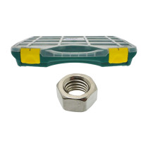 Coffret écrous hexagonaux Ref 9342 Hu inox A2 582 pcs - Viswood