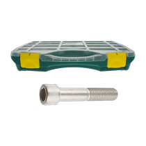 Coffret vis métaux Ref 9122 tête cylindrique creuse BTR inox 515 pcs - Viswood