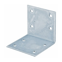 Équerre large côté égaux 60 x 60 x 60mm galvanisée sendzimir - Alberts