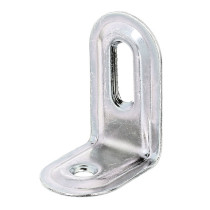 Équerre réglable emboutie 28 x 40 x 22mm galvanisé passivé à l\'unité - Alberts