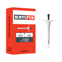 Boite 100 chevilles spécial isolation 10 x 130mm - Batifix
