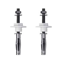 Kit 2 fixations pour lavabo mur creux 8 x120mm - Batifix