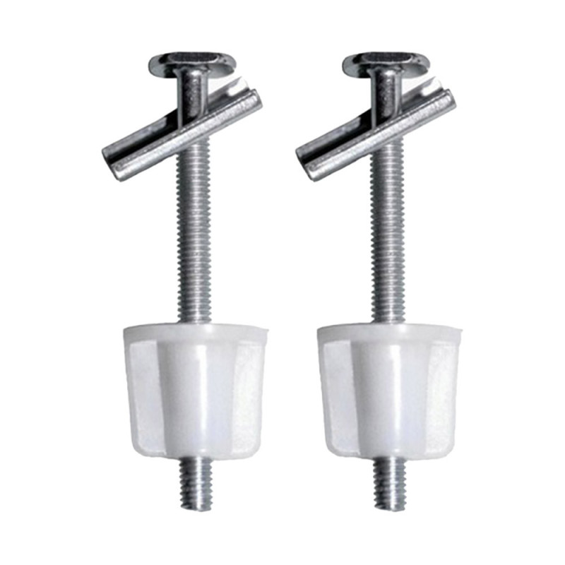 Lot de 2 Fixation Abattant WC Universelles Abattant de Toilettes à