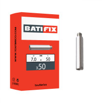 Boite 50 rallonges collier sanitaire mâle / femelle 7 x 50mm acier zingué - Batifix