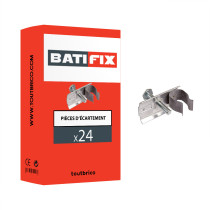 Boite 24 pièces d\'écartement radiateur tubulaire Radiafix - Batifix