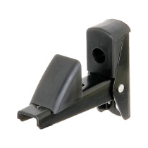 Arrêt de volet et de porte autobloquant 1,5-5cm aluminium noir - Alberts