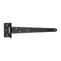 Penture anglaise avec goupille non rivetée 294 x 40 x 90mm noir - Alberts