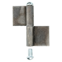 Paumelle longue à souder 100 x 30mm Ø9 - Alberts