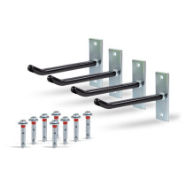 Assortiment supports de jantes en acier 20 x 12 x 4cm - Alberts