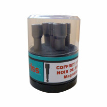 Coffret 5 noix de serrage magnétiques - Riss