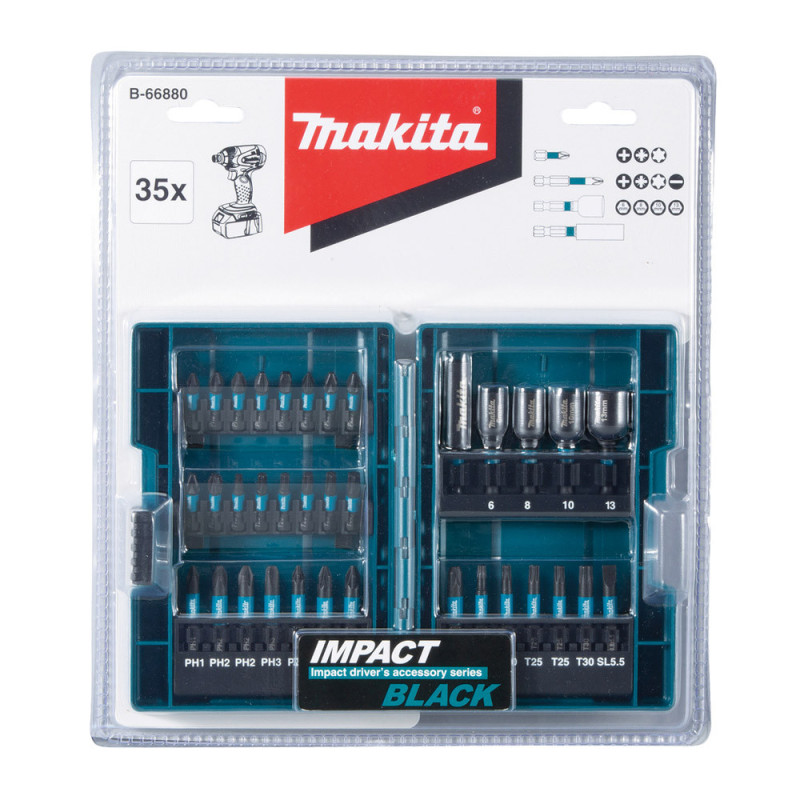 Coffret 30 embouts de vissage + Porte-embout magnétique MAKITA