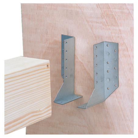 Boite 25 supports U ailes extérieures 25 x 140mm - Alberts