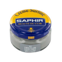 Crème Surfine cuir gris clair 50ml Saphir