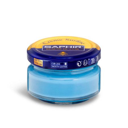 Crème Surfine cuir bleu jean 50ml Saphir