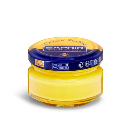 Crème Surfine cuir jaune 50ml Saphir