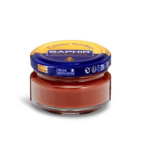 Crème Surfine cuir marron 50ml Saphir