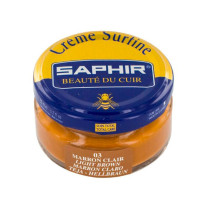 Crème Surfine cuir marron clair 50ml Saphir
