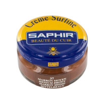 Crème Surfine cuir marron moyen 50ml Saphir