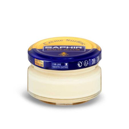 Crème Surfine cuir blanc crème 50ml Saphir