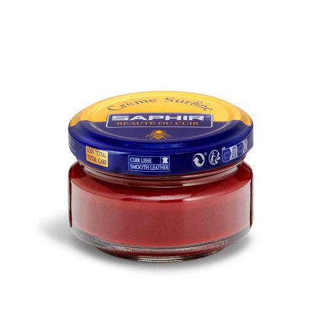 Crème Surfine cuir acajou 50ml Saphir