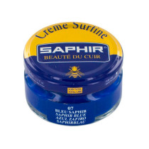 Crème Surfine cuir bleu saphir 50ml Saphir