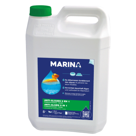 Anti-algues concentré 2 en 1 Marina 5L
