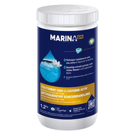 Traitement choc sans chlore SPA Marina 1,2kg