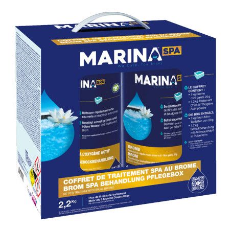 Coffret de traitement au brome SPA Marina 2,2kg
