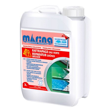 Rattrapage eau verte action rapide Marina 3L